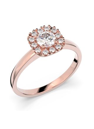 Festive Josefiina halo diamond ring 596-042-PK