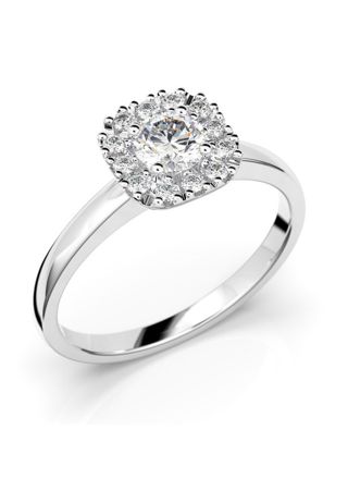 Festive Josefiina halo diamond ring 596-042-VK