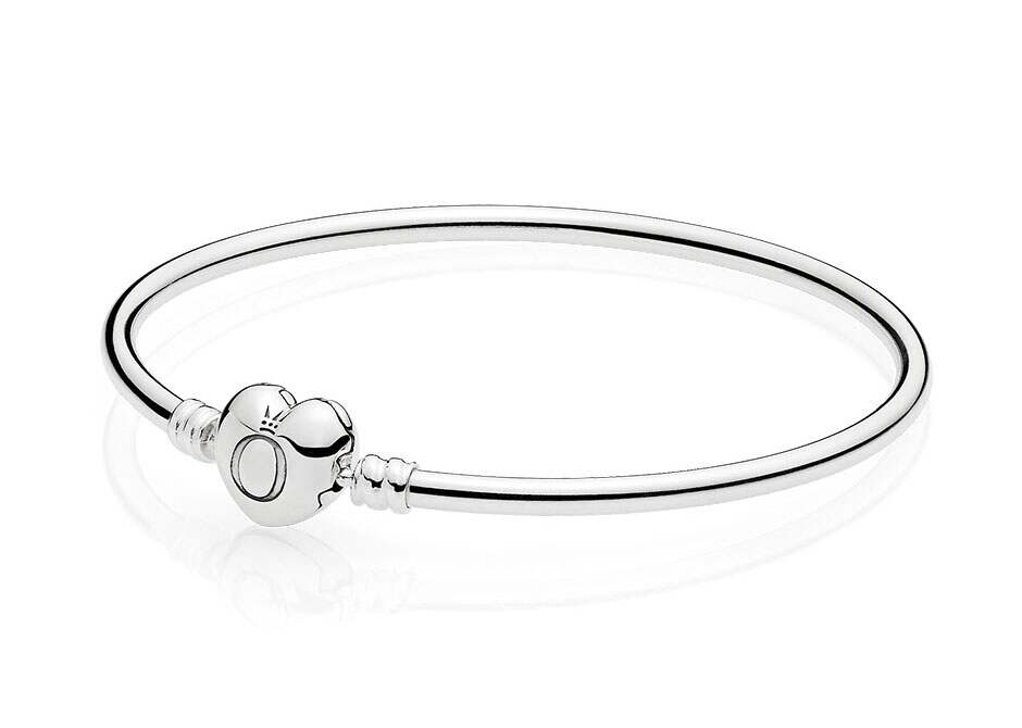 Pandora 596268 Moments Silver, Logo Heart Clasp