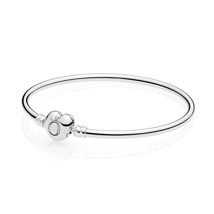 Pandora 596268 Moments Silver, Logo Heart Clasp - Main Image