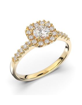 Festive Josefiina halo diamond ring 597-052-KK