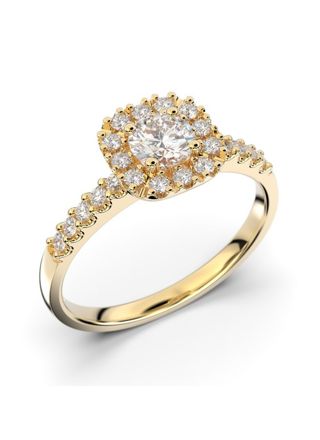 Festive Josefiina halo diamond ring 597-052-KK