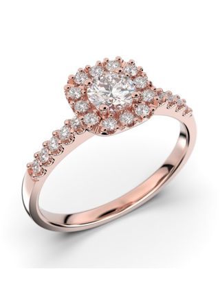 Festive Josefiina halo diamond ring 597-052-PK