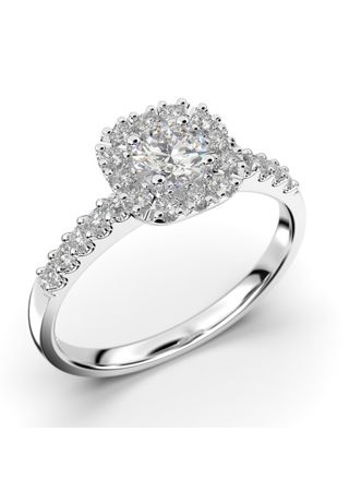Festive Josefiina halo diamond ring 597-052-VK