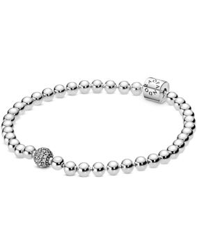 Pandora Purely Bracelet chain Beads & pavè Bracelet 598342CZ
