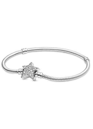 Pandora Moments Star Clasp Snake Chain Bracelet 599639C01