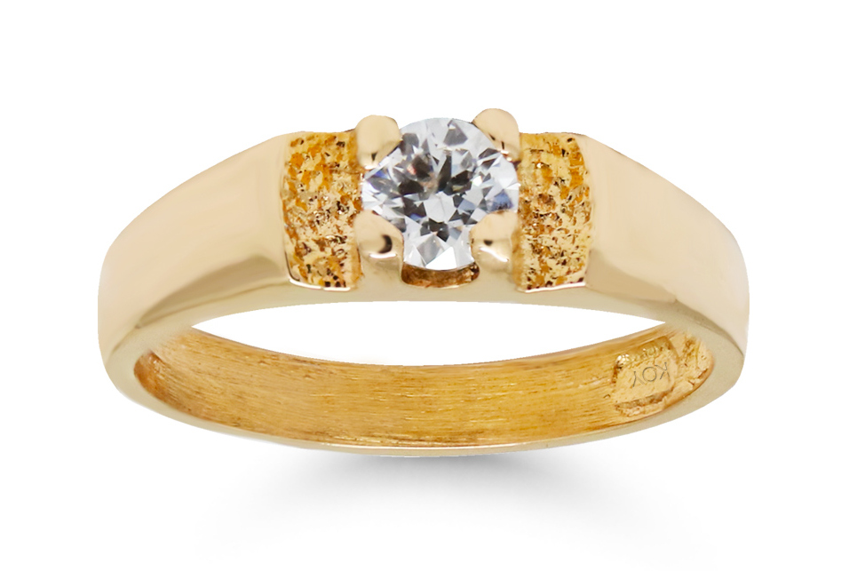 Gold babtism ring 6003Z