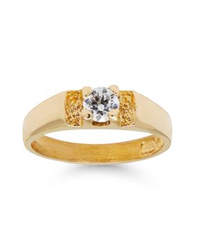 Gold babtism ring 6003Z