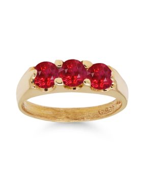Gold babtism ring 6014pun