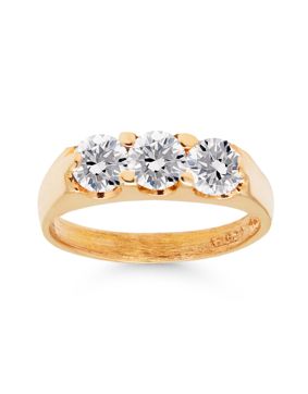Gold babtism ring 6014Z