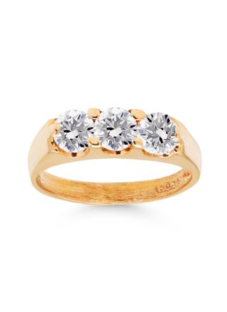 Gold babtism ring 6014Z