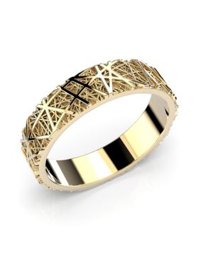Festive Routa yellow gold ring 14-604-000-KK
