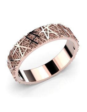 Festive Routa rose gold ring 604-000-PK