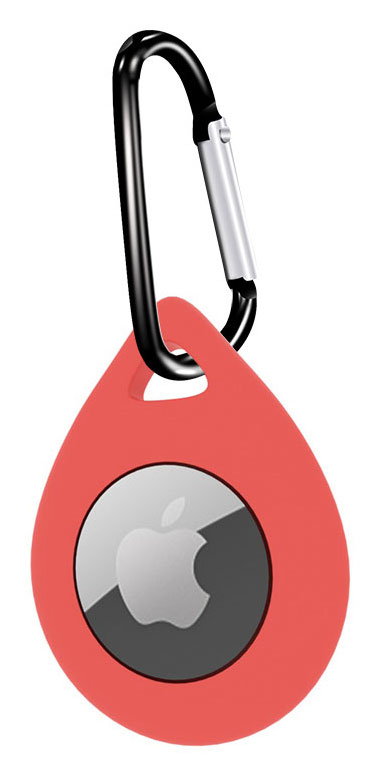 Tiera Apple AirTag silicone drop-shaped cover orange