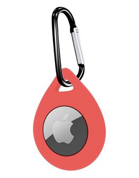 Tiera Apple AirTag silicone drop-shaped cover orange
