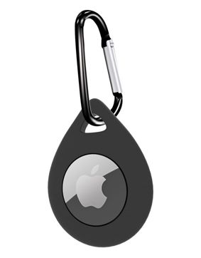 Tiera Apple AirTag silicone drop-shaped cover black