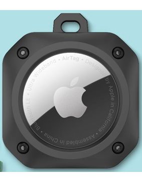 Tiera Apple AirTag durable cover black
