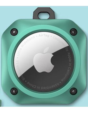 Tiera Apple AirTag durable cover sinigreen