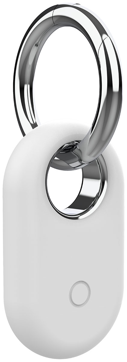 Tiera silicone Samsung Galaxy SmartTag 2 key ring white