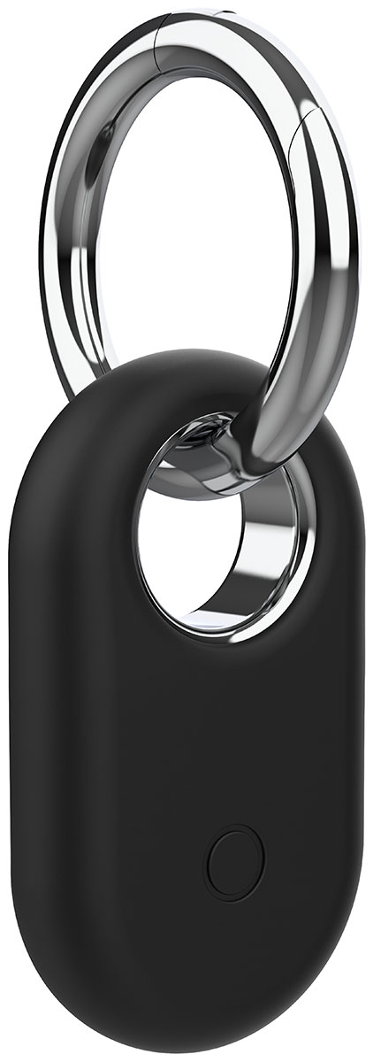 Tiera silicone Samsung Galaxy SmartTag 2 key ring black