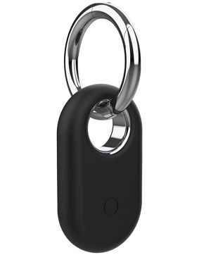 Tiera silicone Samsung Galaxy SmartTag 2 key ring black