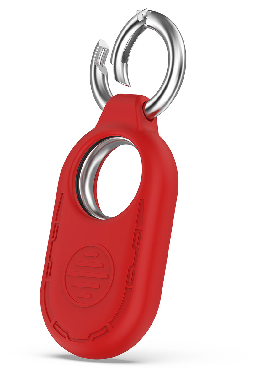 Tiera silicone Samsung Galaxy SmartTag 2 holder red