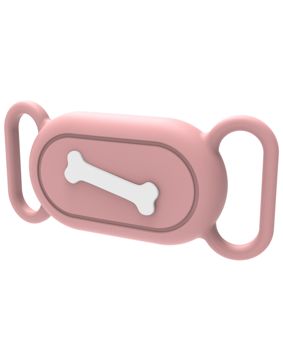 Tiera Samsung Galaxy SmartTag 2 dog and cat collar holder pink