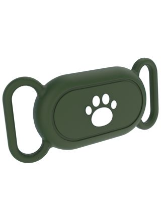 Tiera Samsung Galaxy SmartTag 2 dog and cat collar holder dark green
