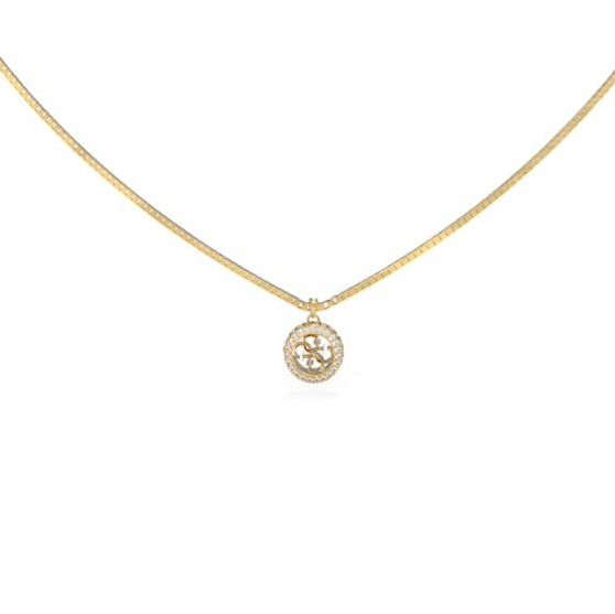 GUESS 4G Crush gold-colored necklace small JUBN04162JWYGT/U