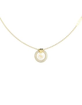 GUESS 4G Crush Knot You gold-colored necklace JUBN04052JWYGWHT/U