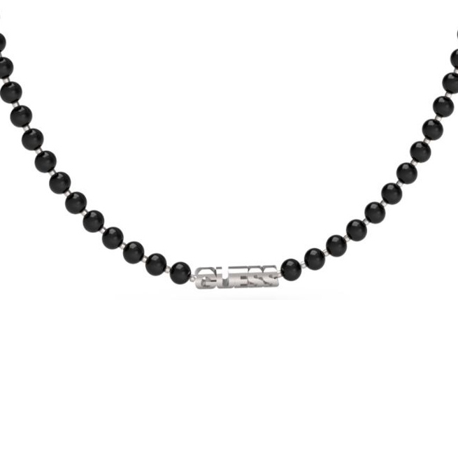GUESS Edgy onyx necklace JUMN04058JWSTBKT/U
