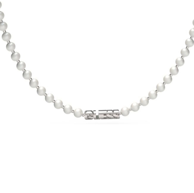 GUESS Edgy pearl necklace JUMN04070JWSTWIT/U