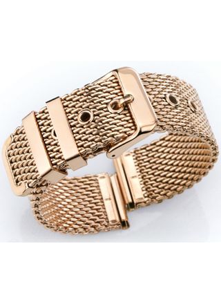 Tiera thick Mesh bracelet rosegold