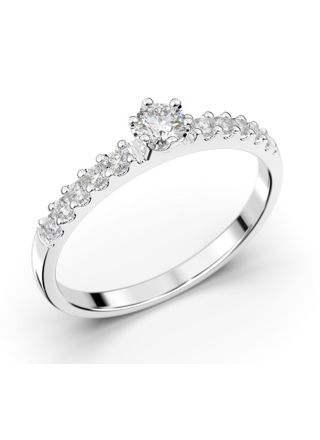 Festive Julie side stone diamond ring 608-022-VK