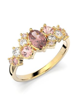 Festive Natasha diamond and precious stones ring 610-100P-KK