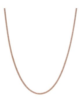 Lykken Basics 9-karat 1,4 mm curb rose gold chain necklace