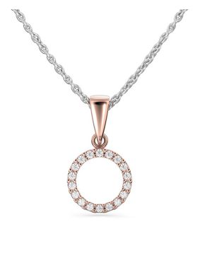 Festive Saturnus diamond pendant 620-009R-PK