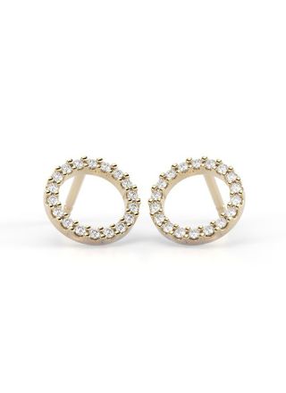 Festive Saturnus diamond earrings 621-018K-KK