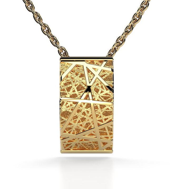 Festive Routa yellow gold pendant 622-000R-KK