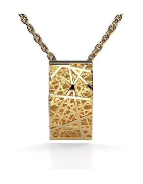 Festive Routa yellow gold pendant 622-000R-KK