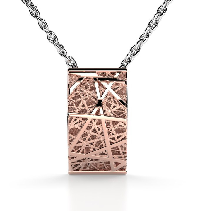 Festive Routa rose gold pendant 622-000R-PK