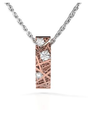 Festive Routa diamond pendant 626-004R-PK