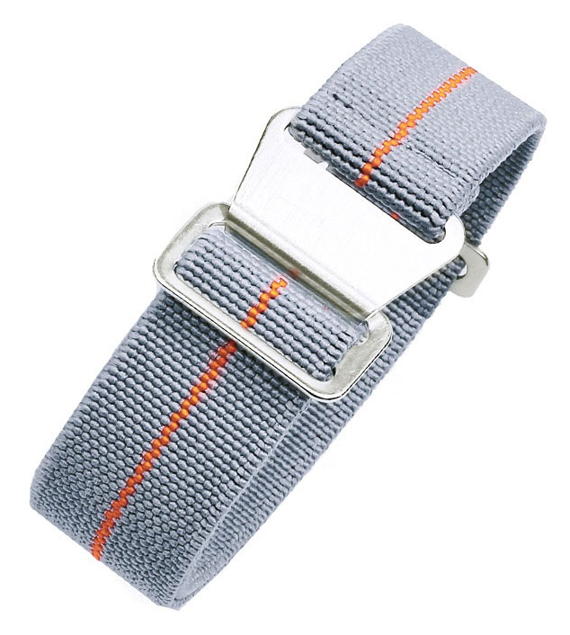 Tiera elastic para nato watch strap gray-orange