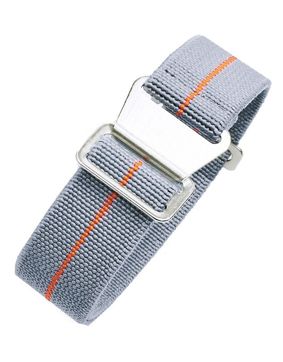 Tiera elastic para nato watch strap gray-orange