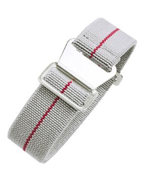 Tiera elastic para nato watch strap gray-red