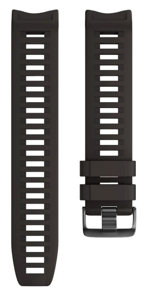 Tiera Garmin Instinct silicone watch strap black