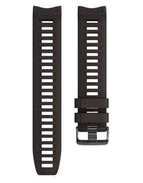 Tiera Garmin Instinct silicone watch strap black