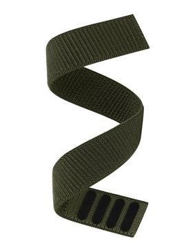 Tiera Garmin Fenix nylon strap green 20 mm