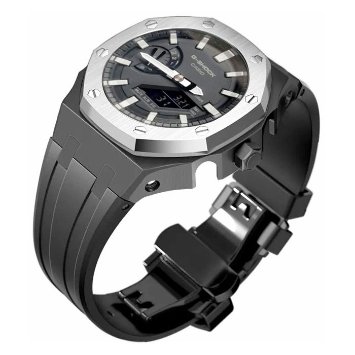 Casioak Black Bezel Casioak Mod Kit G Shock Ga 2100 Metal Tiera