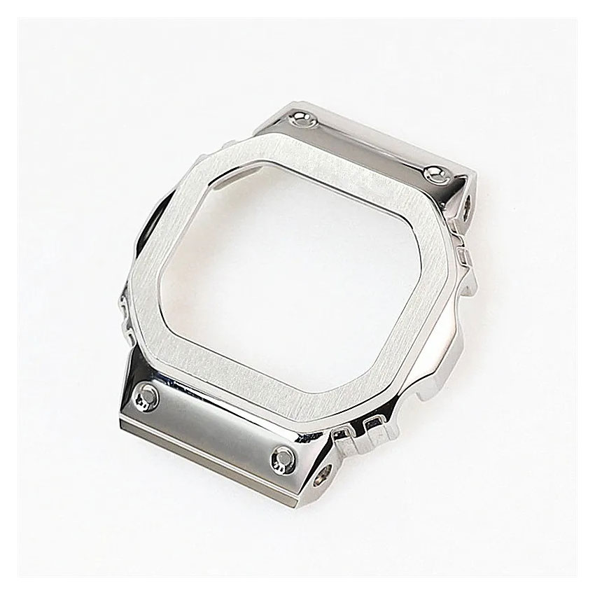 Tiera Casio DW5600 mod steel bezel rose gold watchesonline